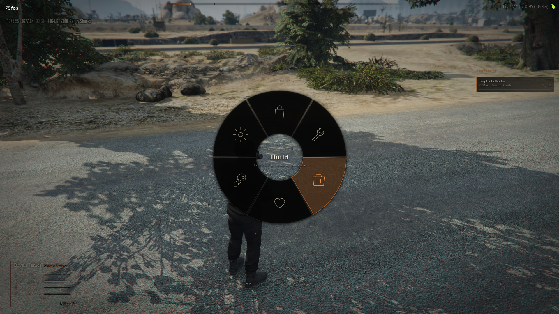 Survival radial in the world